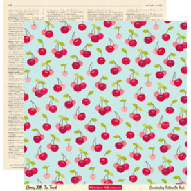 Двусторонняя бумага для скрапбукинга Tea Towel 30х30 см от October Afternoon