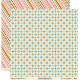 Двосторонній папір для скрапбукінгу Paper Lanterns 30х30 см від October Afternoon