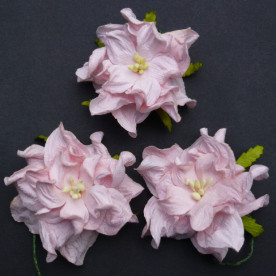 Декоративный цветок гардении светло-розового цвета, 7 см, 1 шт