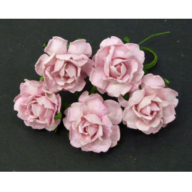 Набір диких трояндочок рожевого кольору, 25 мм, 5 шт