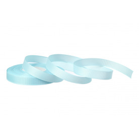 Стрічка репсова, рулон, 12 мм, 18 м, світло-блакитний