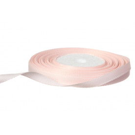 Лента репсовая #07, 18 м, 6 мм, персиковый