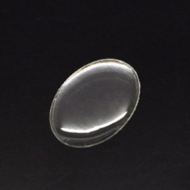 Овальная эпоксидная наклейка, диаметр 25х18 мм, 1 шт