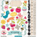 Лист двосторонніх вирубування 30х30 Cherry Hill Die-cut Shapes від October Afternoon