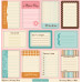 Лист двусторонних высечек 30х30 Daydream Journaling Cards от October Afternoon