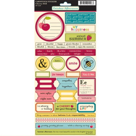 Лист наклейок Cherry Hill Word Stickers від October Afternoon