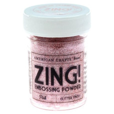 Пудра для ембоссінга Pink Glitter Zing! від American Crafts