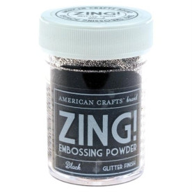 Пудра для ембоссінга Black Glitter Zing! від American Crafts