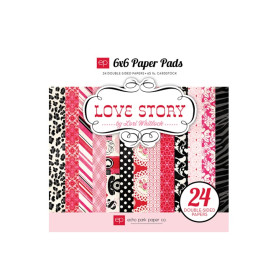 Набор бумаги Love Story 15х15 см 12 листов от Echo Park
