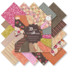 Набор бумаги Desert Blooms 15x15 см 16 листов от First Edition