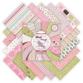 Набор бумаги Bird Song 20x20 см 16 листов от First Edition