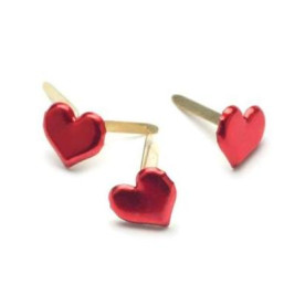 Брадси в формі сердечок від Creative Impressions, 50 шт