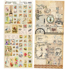 Набір двосторонніх зображень Mini Vintage від Crafty Secrets