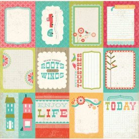 Двусторонняя бумага Jot it Down 30х30 см от Echo Park