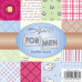 Набір паперу For Men 15х15 см 12 аркушів від Wild Rose Studio