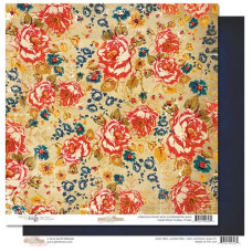 Двусторонняя бумага для скрапбукинга Floral 30х30 см от Glitz Design