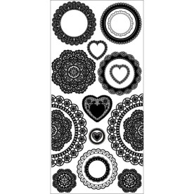 Натирки для скрапбукинга Doilies от Kaisercraft