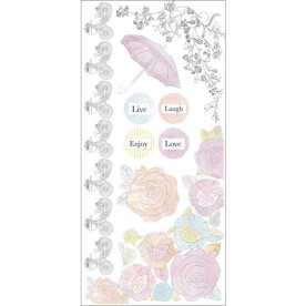 Натирання для скрапбукінгу Pink Gelato від Kaisercraft