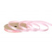 Атласная лента, рулон, #25, цвет нежно розовый, 7 мм, 23 м