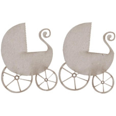 Чипборд Pram от Fabscraps, 7х9 см, 2 шт