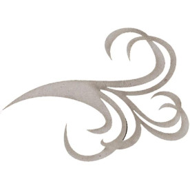 Чіпборд Single Swirl від Fabscraps, 12,7х9,5 см
