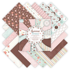 Набор бумаги Summer Breeze 20х20 см 16 листов от First Edition