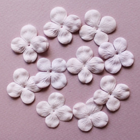 Набір 10 квіток гортензії світло-рожевого кольору, 30 мм