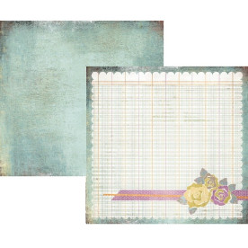 Двусторонняя бумага для скрапбукинга Floweret 30х30 см от Basic Grey