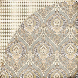 Двосторонній папір для скрапбукінгу Haute Couture 30х30 см від Basic Grey