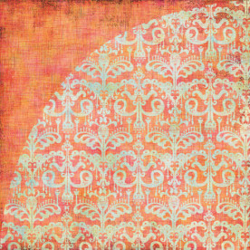 Двусторонняя бумага для скрапбукинга Drapery Top 30х30 см от Basic Grey