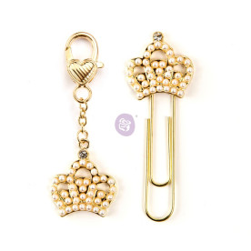 Набір для декору планерів кліпса + шармік PTJ Charms - Crowns, 2 шт, Prima