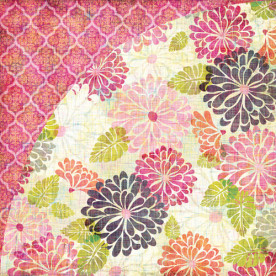 Двосторонній папір для скрапбукінгу Spring Tote 30х30 см від Basic Grey