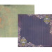 Двусторонняя бумага для скрапбукинга Wild Grape Bistro 30х30 см от Basic Grey
