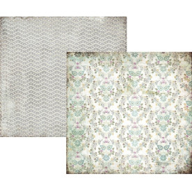 Двусторонняя бумага для скрапбукинга Silver Springs 30х30 см от Basic Grey