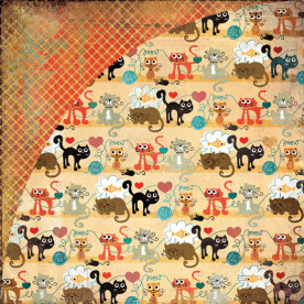 Двусторонняя бумага для скрапбукинга Lightning 30х30 см от Basic Grey