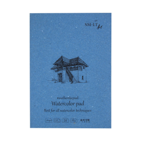 Блокнот-склейка для акварелі AUTHENTIC A5 280г/м2 35л SMLT