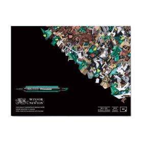 Склейка Pad для маркеров, Bleedproof paper, 22,86 x 30,48см, 50 л, Winsor&Newton