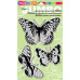 Набір гумових штампів Butterfly Trio, Stampendous