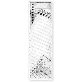 Акриловий штамп Journal Border, Stampendous, 15х5 см