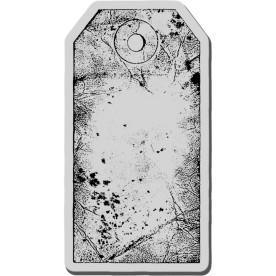 Резиновый штамп Small Tag, Stampendous, 8х4 см