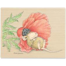 Резиновый штамп Poppy Cat, Stampabilities, 10x8 см