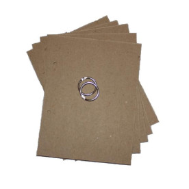 Заготівля для скрапальбома 15х20 см на 2х кільцях 25 мм