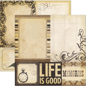 Бумага двусторонняя для скрапбукинга "Photo Mats" 30х30 см от Simple Stories