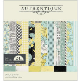 Набор двусторонней бумаги Renew 20х20 см 12 листов от Authentique Paper