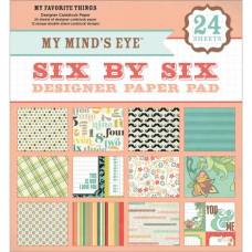 Набор бумаги My Favourite Things 15х15 см 12 листов от My Minds Eye