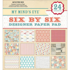 Набір паперу Quilting Bee 15х15 см 12 аркушів від My Minds Eye