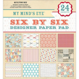 Набір паперу Quilting Bee 15х15 см 12 аркушів від My Minds Eye