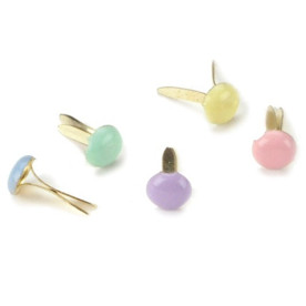 Набір брадс Pastel, Creative Impressions, 100 шт, 3 мм