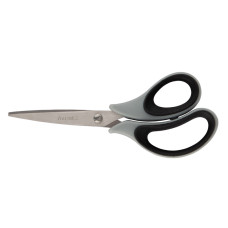 Ножницы Axent, Duoton Soft, 16,5 см, серо-черный