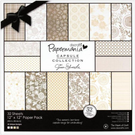 Набор бумаги Lincoln 30х30 см 32 листа от Papermania
